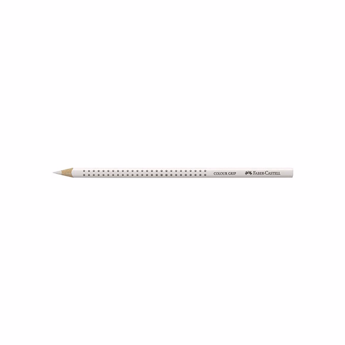 Színes ceruza FABER-CASTELL Grip 2001 háromszögletű fehér Színes ceruza FABER-CASTELL Grip 2001 háromszögletű fehér
