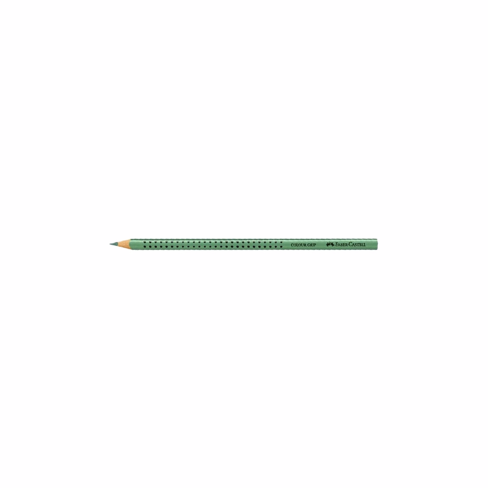 Színes ceruza FABER-CASTELL Grip 2001 háromszögletű metál zöld