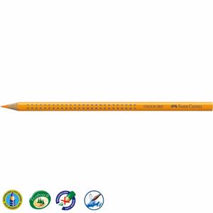 Színes ceruza FABER-CASTELL Grip 2001 háromszögletű narancssárga Színes ceruza FABER-CASTELL Grip 2001 háromszögletű narancssárga