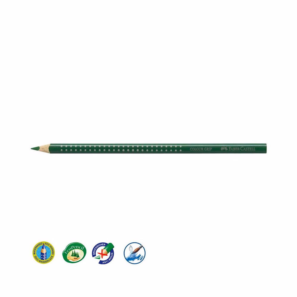 Színes ceruza FABER-CASTELL Grip 2001 háromszögletű sötét zöld