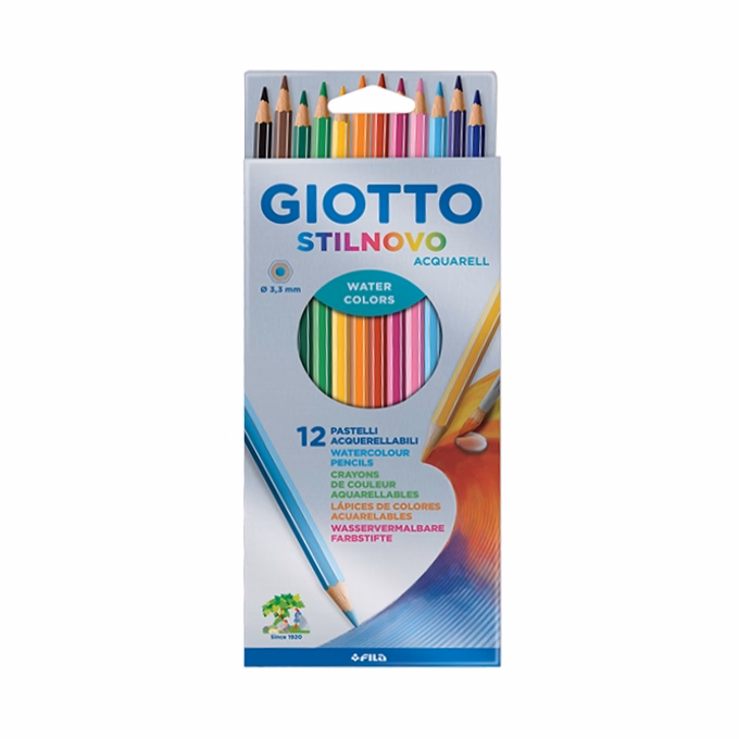 Színes ceruza GIOTTO Stilnovo aquarell 12 darabos