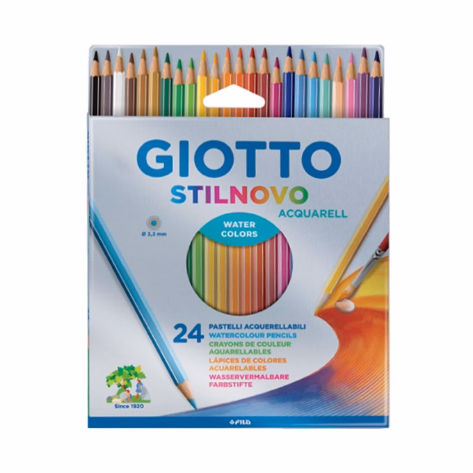 Színes ceruza GIOTTO Stilnovo aquarell 24 darabos