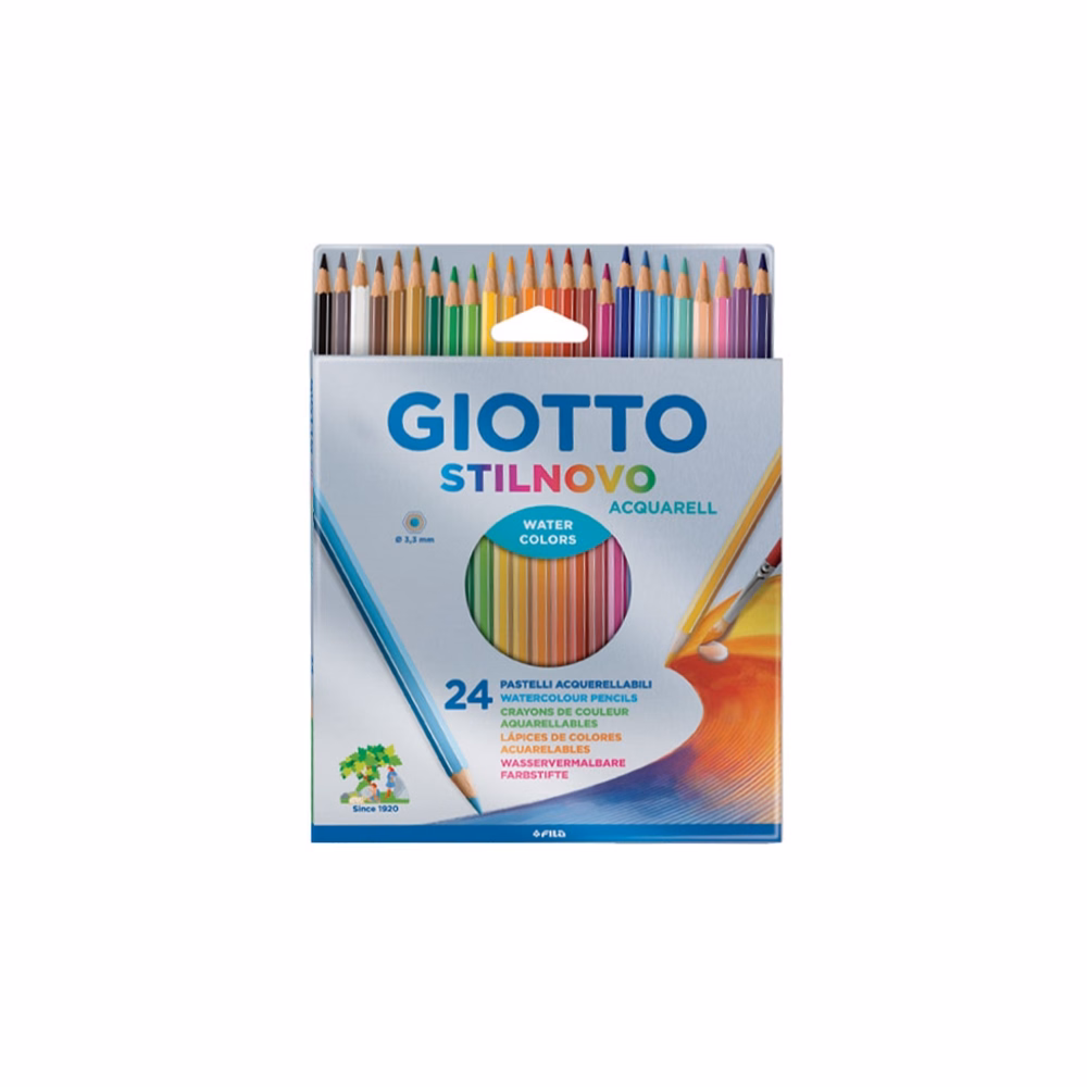 Színes ceruza GIOTTO Stilnovo aquarell 24 darabos