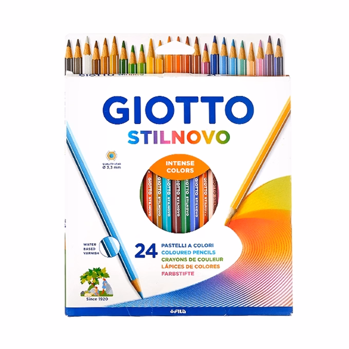 Színes ceruza GIOTTO Stilnovo hatszögletű 24 darabos Színes ceruza GIOTTO Stilnovo hatszögletű 24 darabos