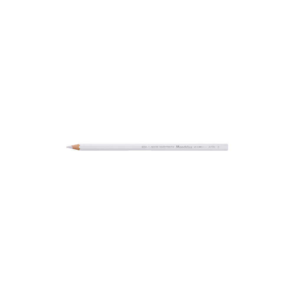 Színes ceruza KOH-I-NOOR 3710 Mondeluz Aquarell hatszögletű fehér