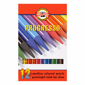 Színes ceruza KOH-I-NOOR 8756 Progresso hengeres 12 darabos készlet