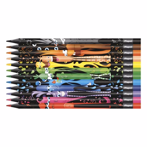 Színes ceruza MAPED Color Peps Monster háromszögletű 12 darabos