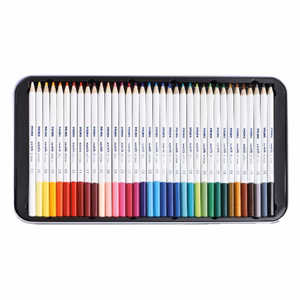 Színes ceruza PRIMO Minabella hatszögletű fémdobozos 36 darabos