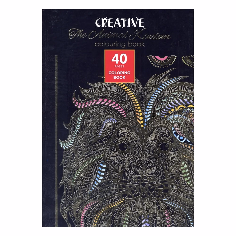 Színező könyv CREATIVE Adult animal 40 lapos