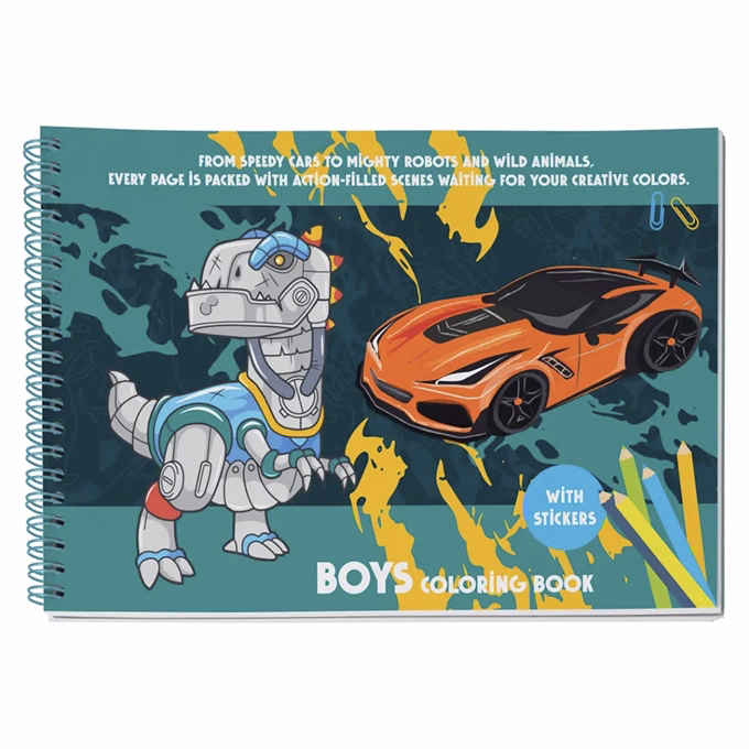 Színező könyv CREATIVE Cars 31 lapos