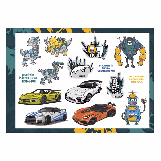 Színező könyv CREATIVE Cars 31 lapos