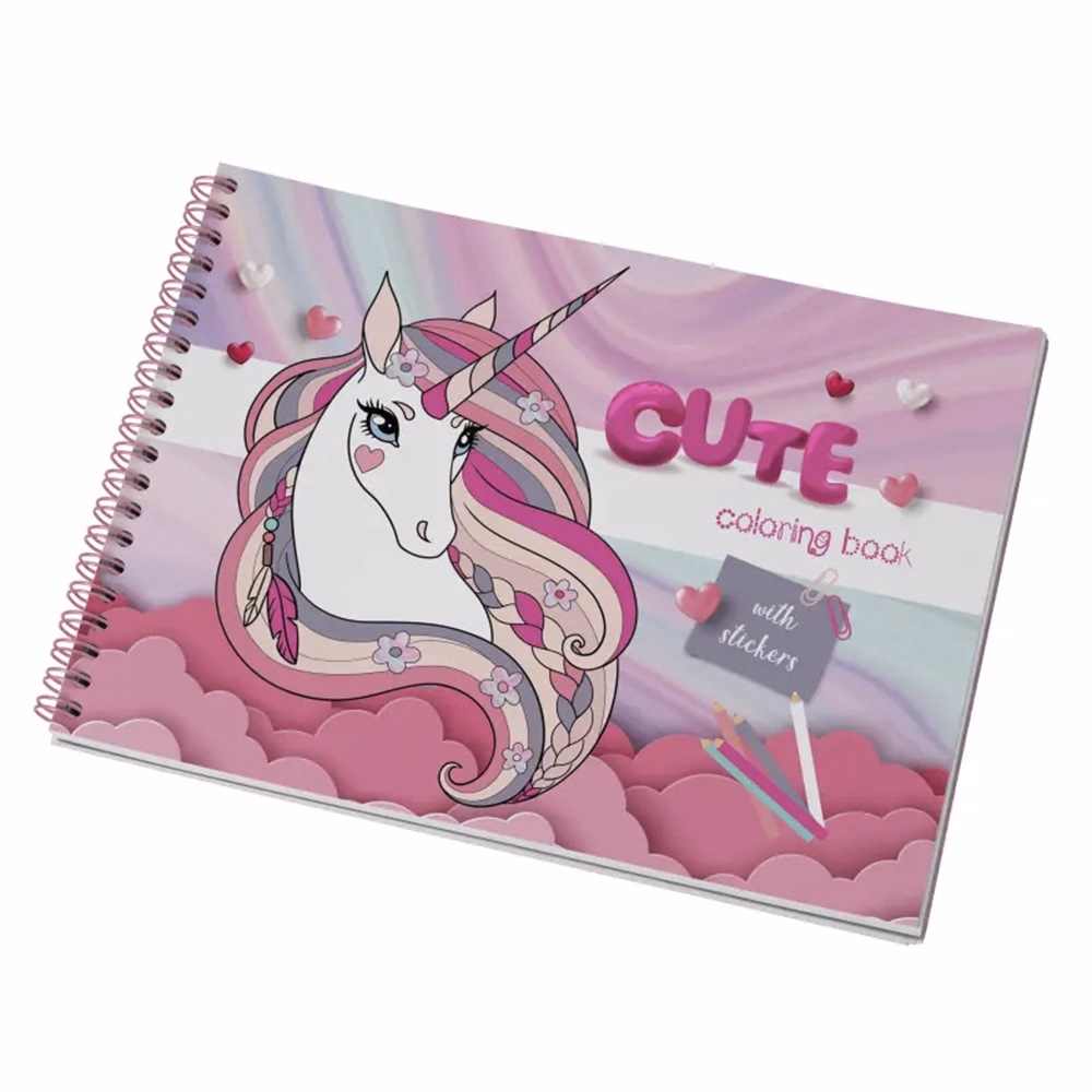 Színező könyv CREATIVE Cute 37 lapos