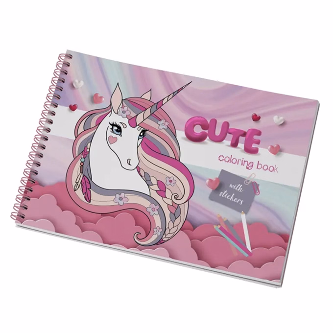 Színező könyv CREATIVE Cute 37 lapos