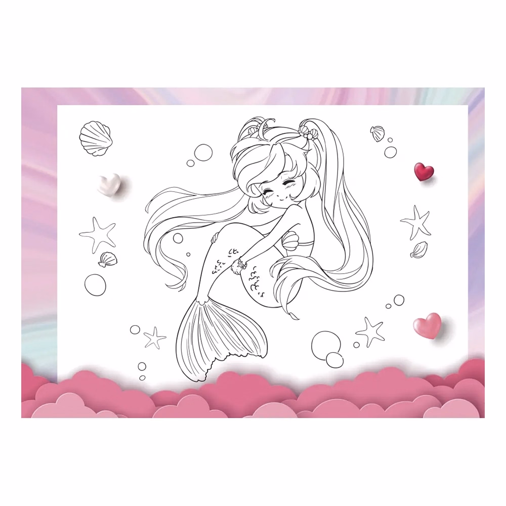 Színező könyv CREATIVE Cute 37 lapos