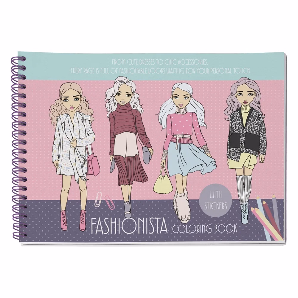 Színező könyv CREATIVE Fashion 31 lapos