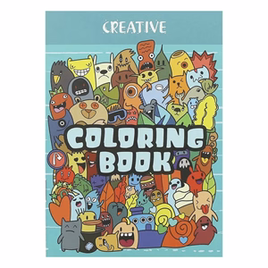 Színező könyv CREATIVE Monsters 16 lapos