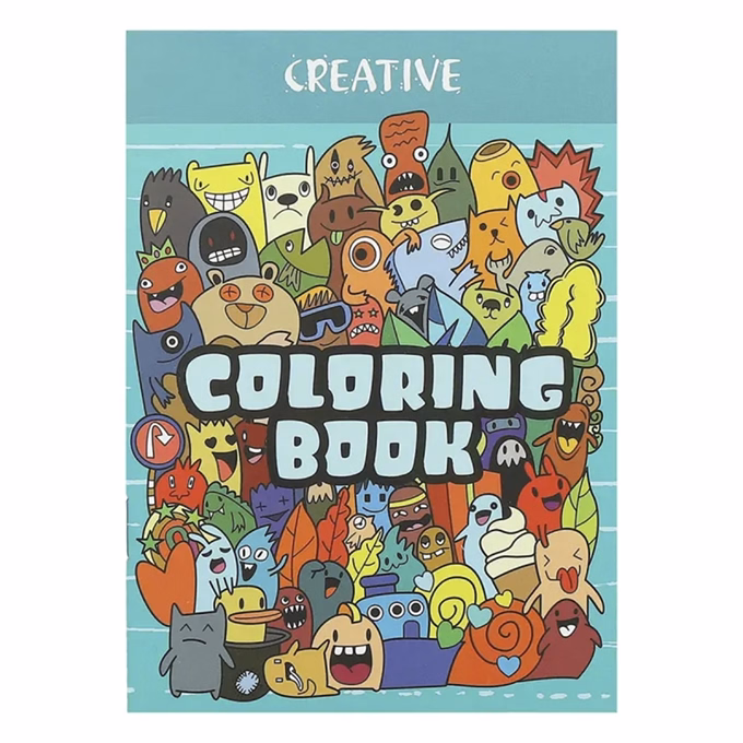 Színező könyv CREATIVE Monsters 16 lapos
