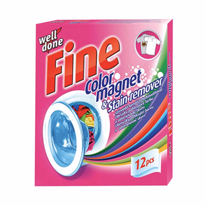 Színvédő kendő WELL DONE Fine folteltávolítóval 12 db