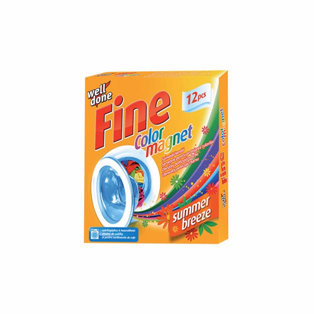 Színvédő kendő WELL DONE Fine summer breeze 12 db