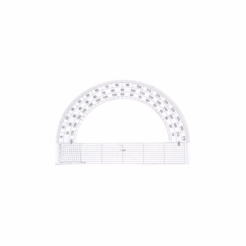 Szögmérő 180 fokos papír