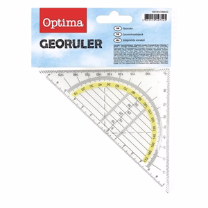 Szögmérő OPTIMA 180 fokos műanyag