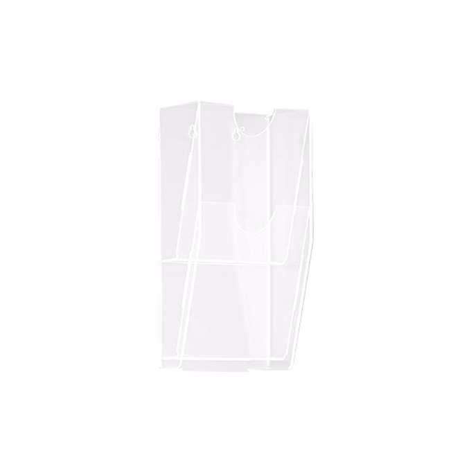 Szórólaptartó fali A/4 2 rekeszes