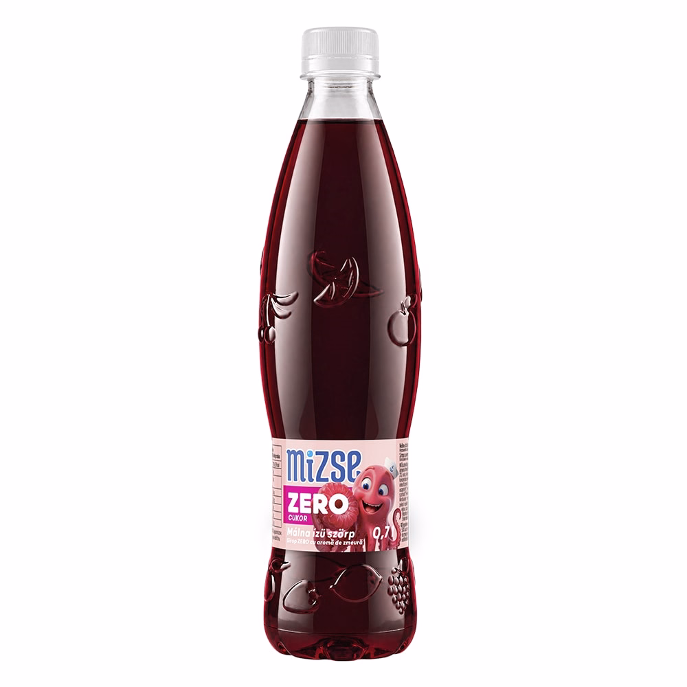 Szörp MIZSE Zero málna pet 0,7l DRS