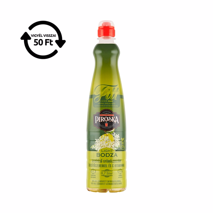 Szörp PIROSKA Fitt bodza 0,7L pet DRS