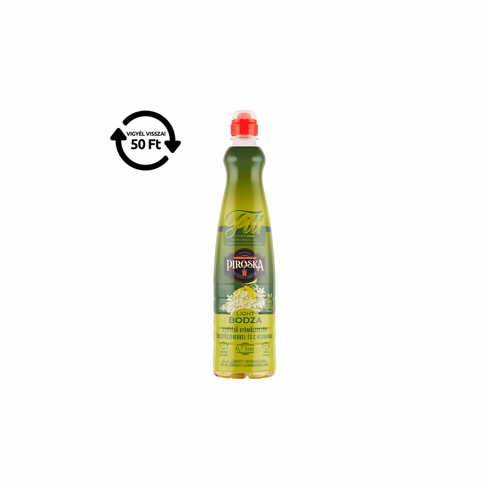Szörp PIROSKA Fitt bodza 0,7L pet DRS
