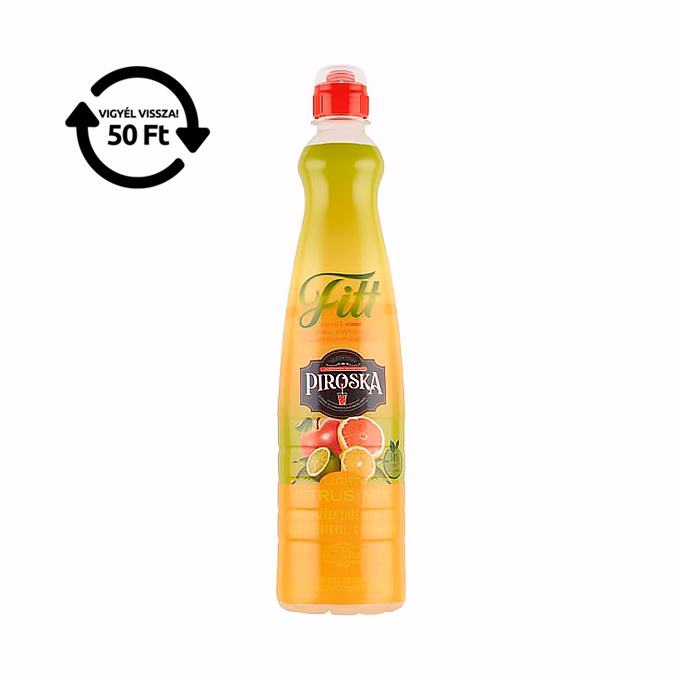 Szörp PIROSKA Fitt citrus 0,7L pet DRS
