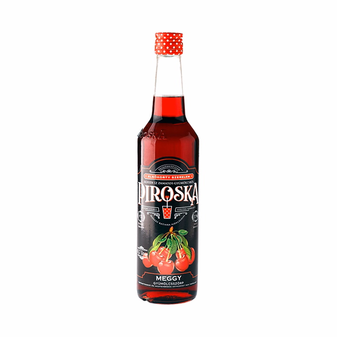 Szörp PIROSKA meggy üveges 0,7l