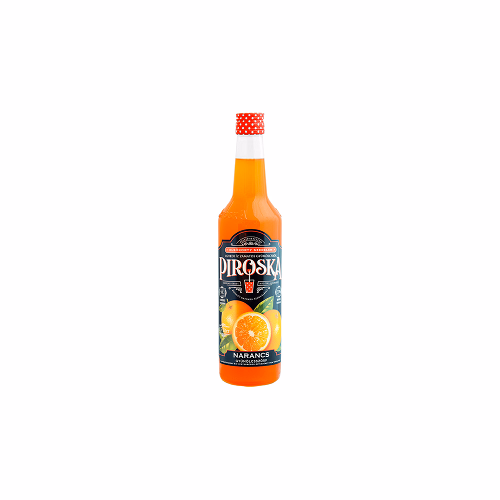 Szörp PIROSKA narancs üveges 0,7l