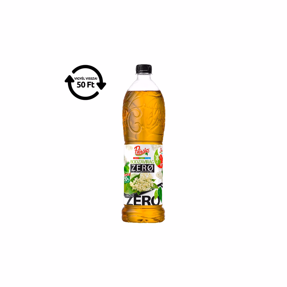 Szörp PÖLÖSKEI Zero bodzavirág 1L DRS