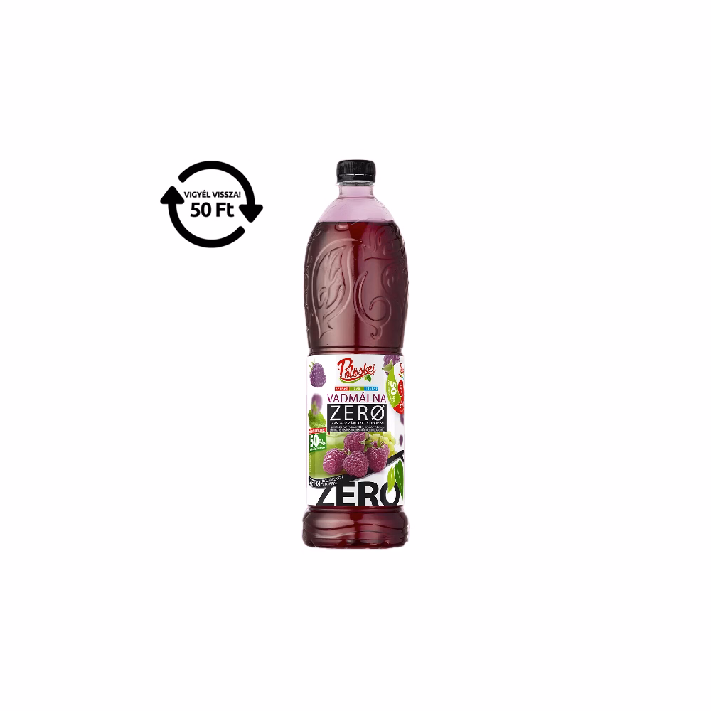 Szörp PÖLÖSKEI Zero vadmálna 1L DRS