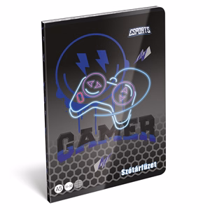 Szótárfüzet LIZZYSULI A/5 32 lapos 31-32 Esport Gamer On Duty