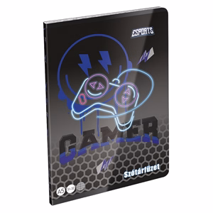Szótárfüzet LIZZYSULI A/5 32 lapos 31-32 Esport Gamer On Duty