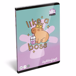 Szótárfüzet LIZZYSULI A/5 32 lapos 31-32 Lollipop Capybara