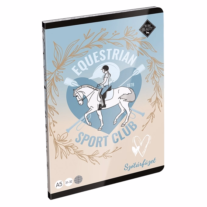 Szótárfüzet LIZZYSULI A/5 32 lapos 31-32 Wild Beauty Sport Club