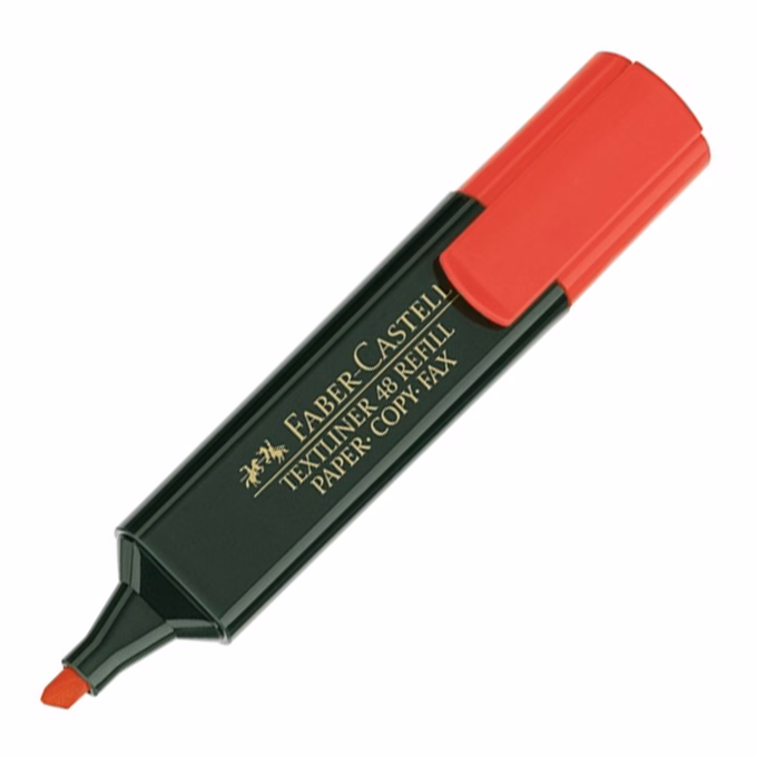 Szövegkiemelő FABER-CASTELL 1548 piros