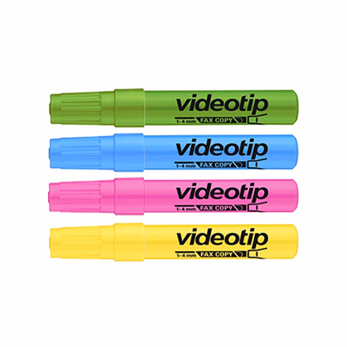 Szövegkiemelő ICO Videotip 1-4mm 4 darabos