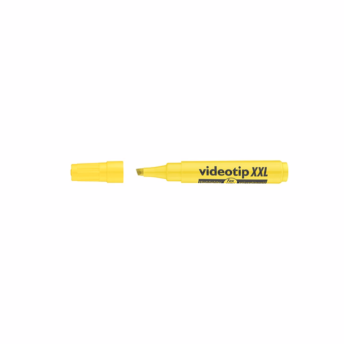 Szövegkiemelő ICO Videotip XXL sárga 1-4mm