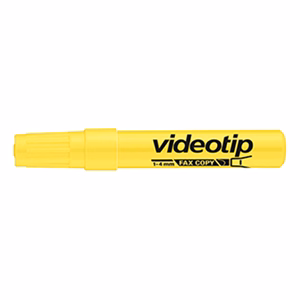 Szövegkiemelő ICO Videotip sárga 1-4mm