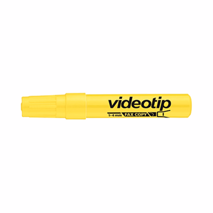 Szövegkiemelő ICO Videotip sárga 1-4mm