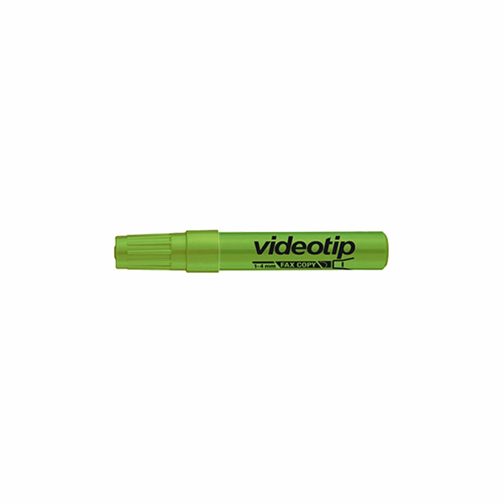 Szövegkiemelő ICO Videotip zöld 1-4mm