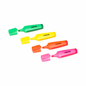 Szövegkiemelő NEBULO neon 4 szín készlet