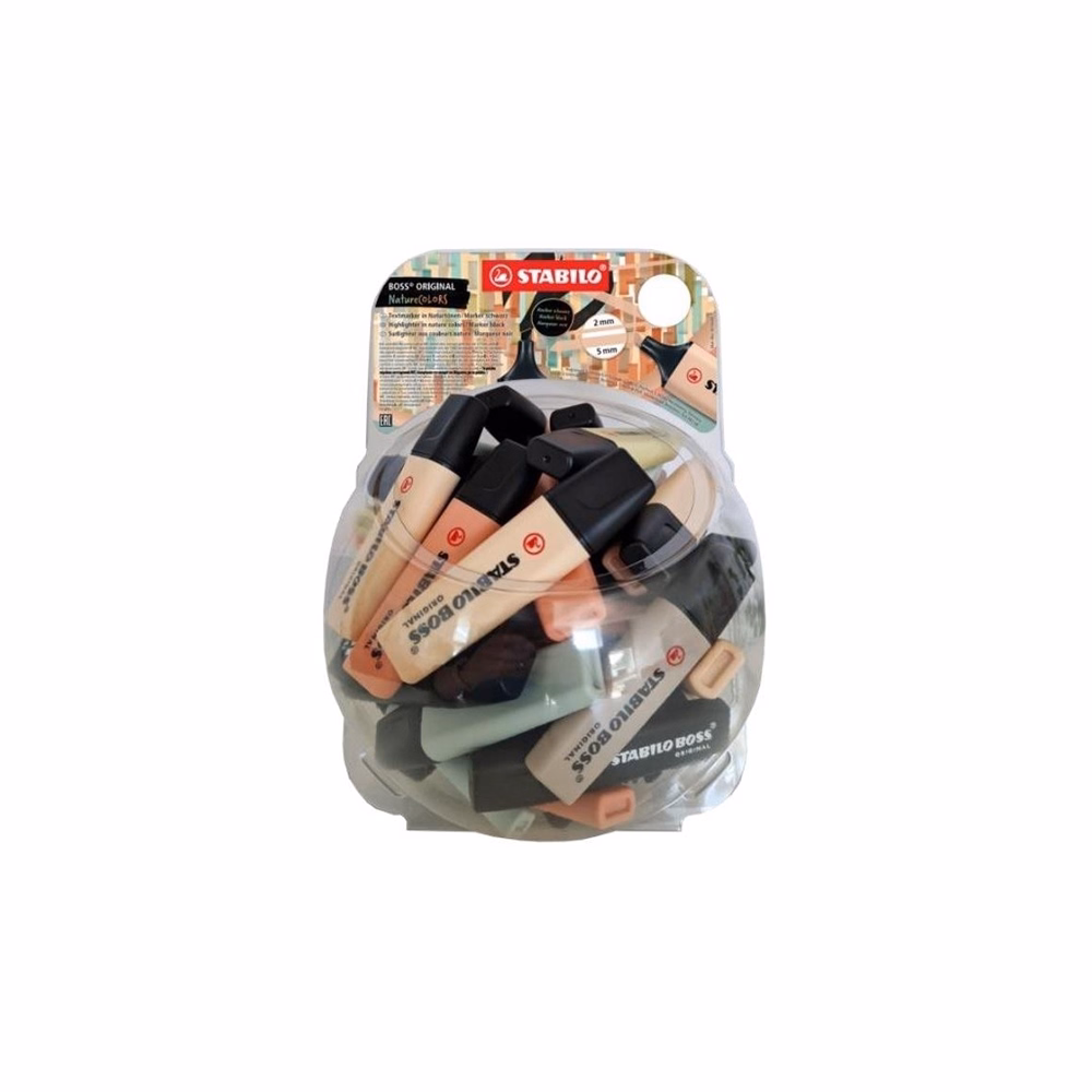 Szövegkiemelő STABILO Boss NatureColors bonbon glass 60 darabos Szövegkiemelő STABILO Boss NatureColors bonbon glass 60 darabos