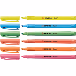 Szövegkiemelő STABILO Flash zöld