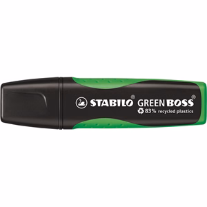 Szövegkiemelő STABILO Green Boss neon zöld környezetbarát
