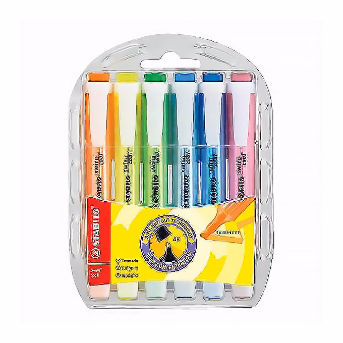 Szövegkiemelő STABILO Swing Cool 6 darabos