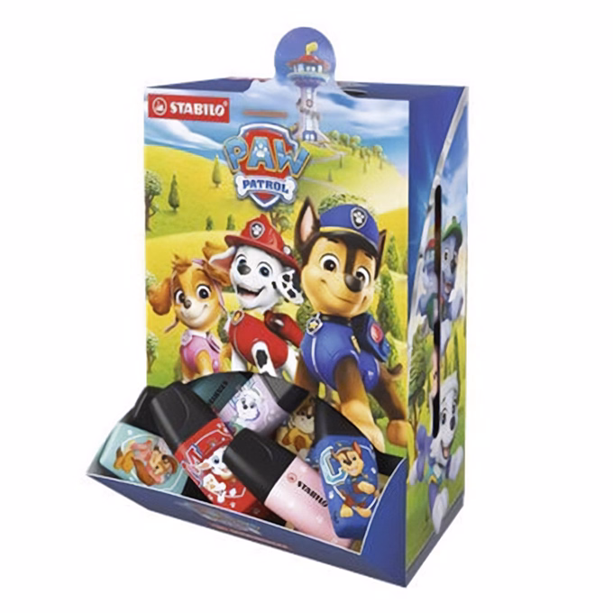 Szövegkiemelő készlet STABILO Boss Mini Mancs őrjárat 50 darabos display